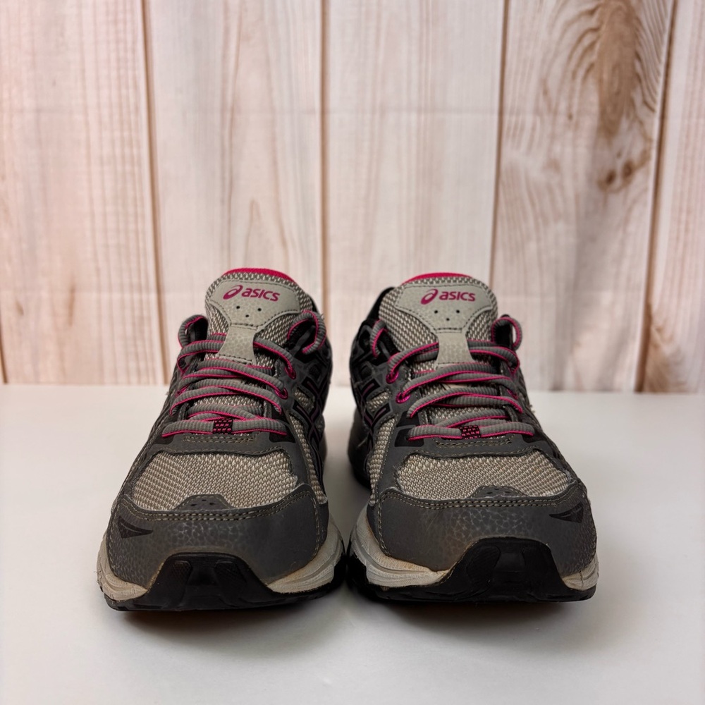 ASICS Womens Gel-Venture 6 Athletic Trail Leather Hiking Running Shoes Gray 11 - Picture 7 of 15